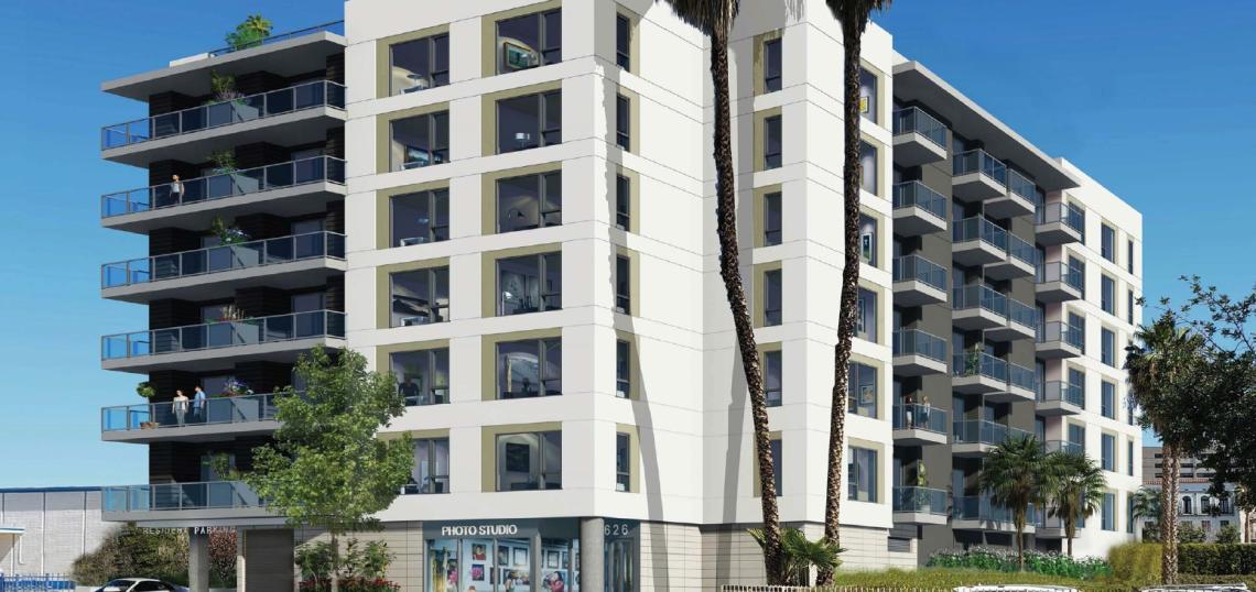 127 apartments + retail to replace office building in Koreatown